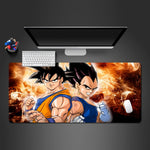 Tapis de souris 'Goku et Vegeta' - Air Go No Mic