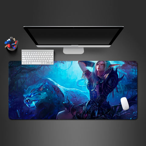 Tapis de souris 'Elf de la nuit' - Air Go No Mic