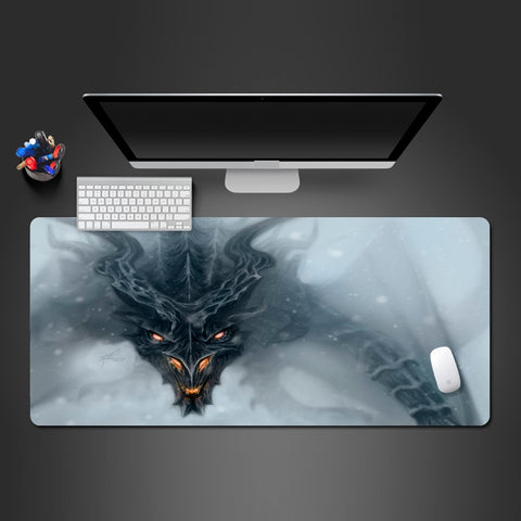 Tapis de souris Skyrim 'Dragon brumeux' - Air Go No Mic